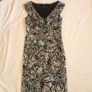 Jones New York black & white dress sz4